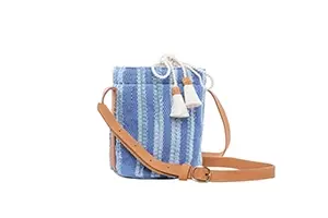 Betty Cylinder Crossbody Blue Rock