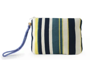 Mini Lily Wristlet in Denim Pacific
