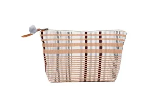 Cristina Pouch Camel Tartan